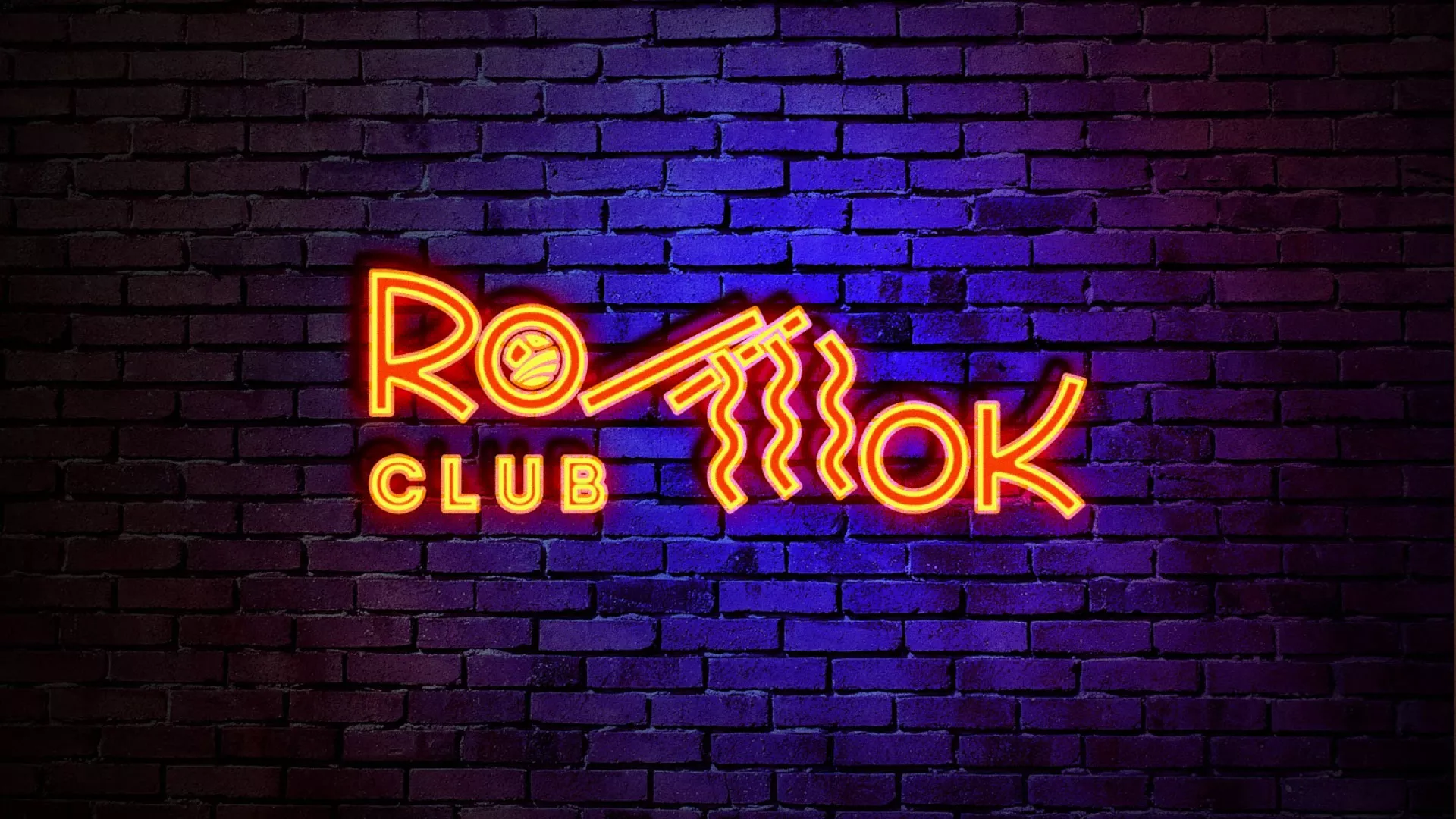 Разработка интерьерной вывески суши-бара «Roll Wok Club» в Кронштадте